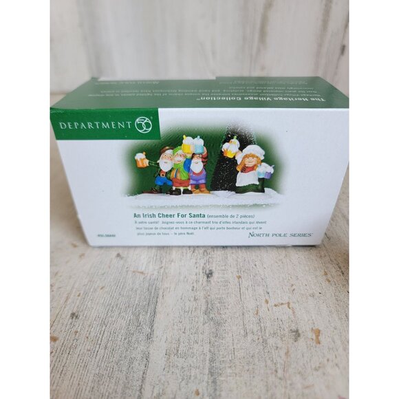 Dept 56 56848 an Irish‎ Cheer for Santa North Pole series accessory Xmas - Picture 7 of 7